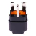 Tragbarer Universalsteckdosen-zu-UK-Stecker Stromadapter Reise-Ladegerät mit Sicherung, UK-Stecker (mit Sicherung)