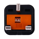 Tragbarer Universalsteckdosen-zu-UK-Stecker Stromadapter Reise-Ladegerät mit Sicherung, UK-Stecker (mit Sicherung)