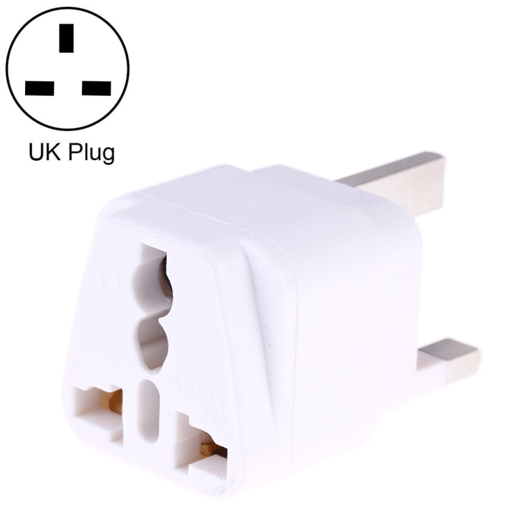 Tragbarer Universalsteckdosen-zu-UK-Stecker Stromadapter Reise-Ladegerät mit Sicherung, UK-Stecker (mit Sicherung)