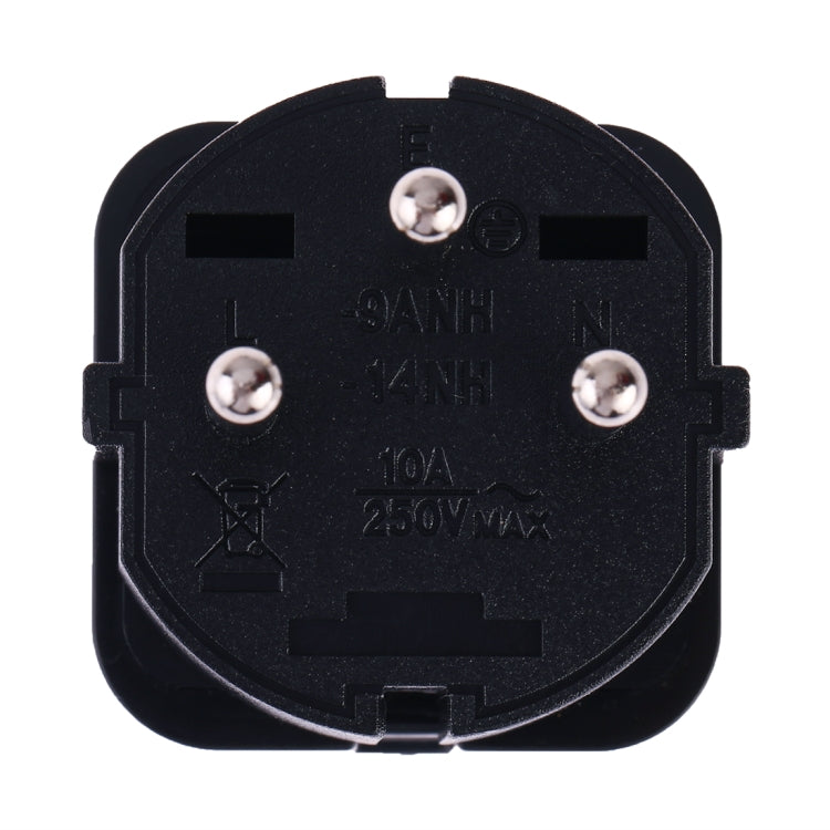 Tragbarer Universalsteckdosen-zu-Israel-Stecker Stromadapter Reise-Ladegerät, Israel-Stecker