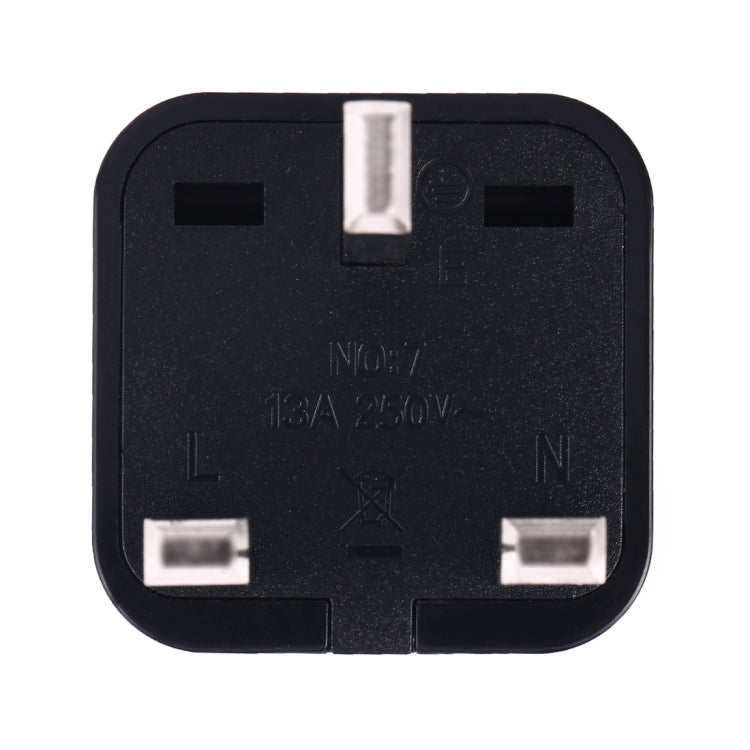 Tragbarer Universalsteckdosen-zu-UK-Stecker Stromadapter Reise-Ladegerät, UK-Stecker