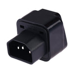 Tragbare Universal-Steckdose zu C14 Stecker UPS PDU APC Computer Server Stromadapter Reise-Ladegerät, C14 Adapter, C14 Stecker