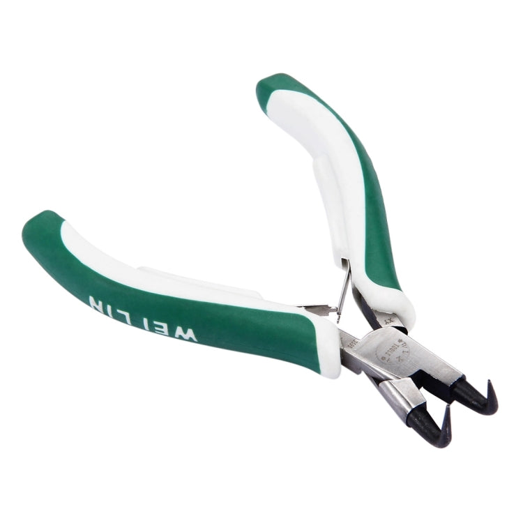 WLXY WL-359B Elektronische Zange Sprengringzange Reparatur Handwerkzeug (innen gebogen), WL-359B innen gebogen