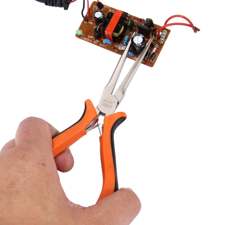 WLXY 4,5 Zoll Elektronikzange Spitzzange Reparatur-Handwerkzeug, 4,5 Zoll Spitzzange