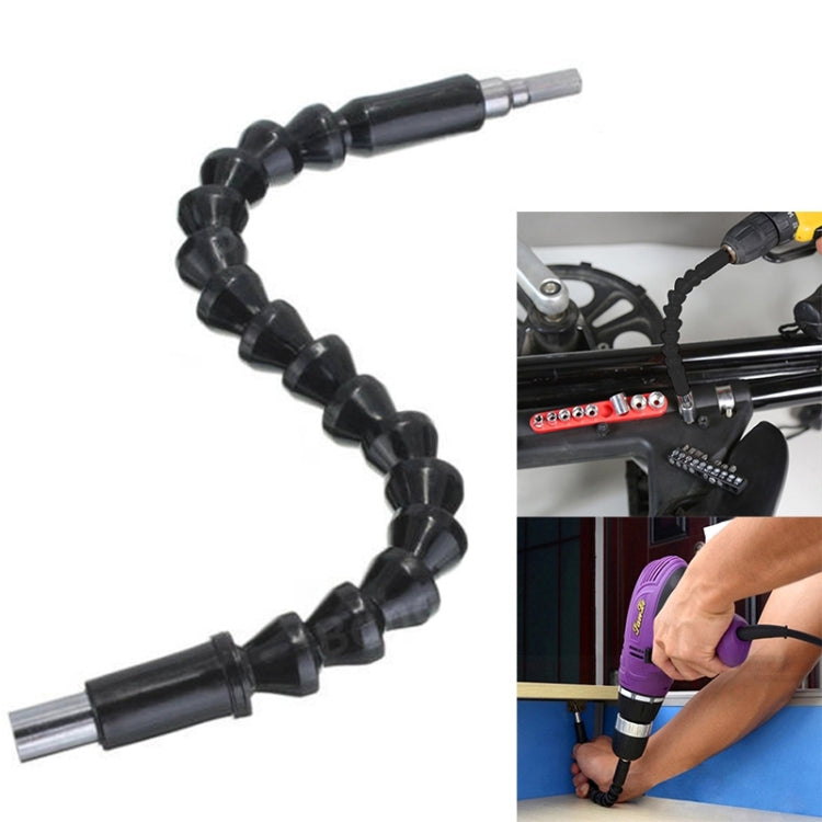 Kunststoff-Akku-Bohrmaschine Elektrischer Schraubendreher Spezieller Flexibler Wellen-Drehmoment-Bohrstangen, Länge: 20cm, Länge: 20cm