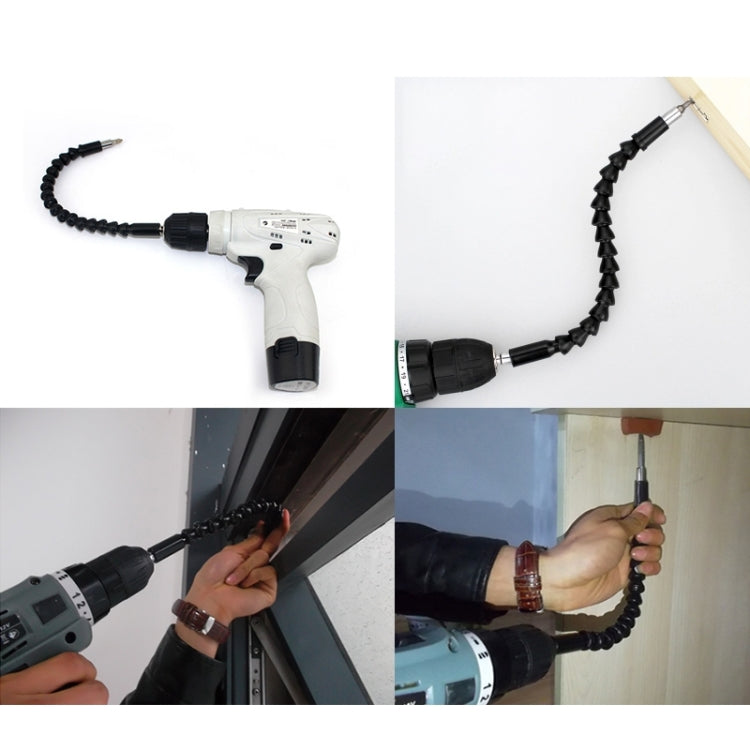 Kunststoff-Akku-Bohrmaschine Elektrischer Schraubendreher Spezieller Flexibler Wellen-Drehmoment-Bohrstangen, Länge: 20cm, Länge: 20cm
