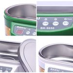 BAKU BK-9050 Ultraschallreiniger, 30 W / 50 W, einstellbar, 0,6 l, LCD-Display, 110 V Wechselstrom, BK-9050, 30 W / 50 W, 0,6 l, 110 V, Grün, BK-9050, 30 W / 50 W, 0,6 l, 110 V, Weiß