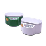 BAKU BK-9050 Ultraschallreiniger, 30 W / 50 W, einstellbar, 0,6 l, LCD-Display, 110 V Wechselstrom, BK-9050, 30 W / 50 W, 0,6 l, 110 V, Grün, BK-9050, 30 W / 50 W, 0,6 l, 110 V, Weiß