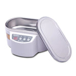 BAKU BK-9050 Ultraschallreiniger, 30 W / 50 W, einstellbar, 0,6 l, LCD-Display, 110 V Wechselstrom, BK-9050, 30 W / 50 W, 0,6 l, 110 V, Grün, BK-9050, 30 W / 50 W, 0,6 l, 110 V, Weiß