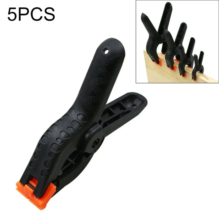5 Stück Holzbearbeitung Fotostudio Fotografie Kulisse Nylon Clip Stützfederklemme, Länge: 90mm, Länge: 90mm