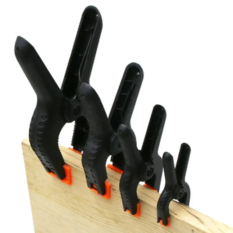 5 Stück Holzbearbeitung Fotostudio Fotografie Kulisse Nylon Clip Stützfederklemme, Länge: 90mm, Länge: 90mm