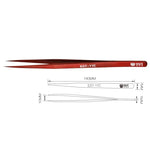 BEST BST-11C Extrafeine Farbpinzette für Augenbrauen, BST-11C
