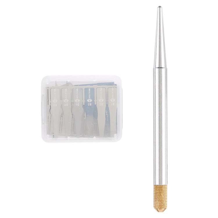 28-in-1 Handy-CPU-BGA-Chip-Entfernungs-Reparatur-Set aus Silizium-Mangan-Legierungsklingen zum Abkratzen, 28-in-1