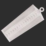Keilfühlerlehre 45-60mm Edelstahl Lineal Inspektionslehre Kegellehre Metrisch Imperial Messwerkzeug, 45-60mm Metrisch Imperial