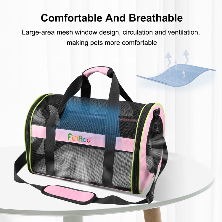 FUNADD Haustier-Reisetasche, faltbare Schultertasche, Tragetasche