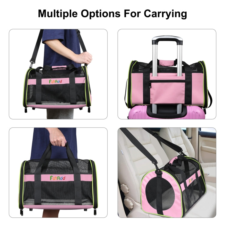 FUNADD Haustier-Reisetasche, faltbare Schultertasche, Tragetasche