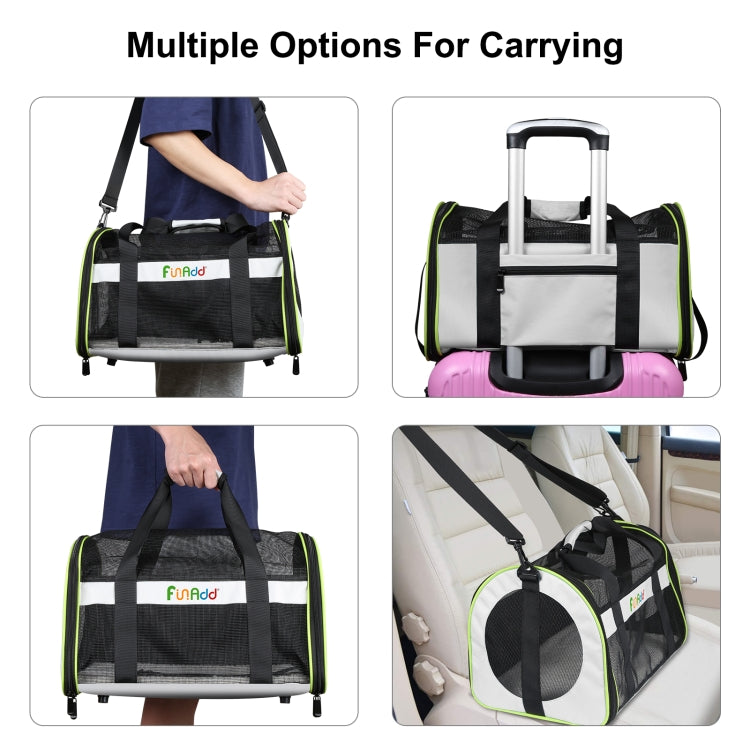 FUNADD Haustier-Reisetasche, faltbare Schultertasche, Tragetasche
