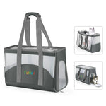 FUNADD Tragbare, atmungsaktive Haustiertasche, Outdoor-Schultertasche, atmungsaktive Haustiertasche