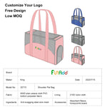 FUNADD Tragbare, atmungsaktive Haustiertasche, Outdoor-Schultertasche, atmungsaktive Haustiertasche