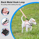 FunAdd Hundegeschirr mit Traktionsseil, reflektierendem, atmungsaktivem Nylon, Größe: S