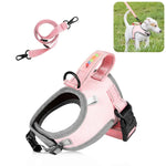 FunAdd Hundegeschirr mit Traktionsseil, reflektierendem, atmungsaktivem Nylon, Größe: S