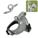 FunAdd Hundegeschirr mit Traktionsseil, reflektierendem, atmungsaktivem Nylon, Größe: S