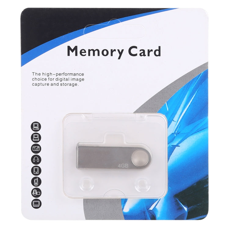 4GB Metall USB 2.0 Flash-Laufwerk, 4GB