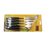 5-in-1 QST EXPRESS Künstlerbedarf Farbtonungs-Edelstahlschaber, 5-in-1 (Schwarz)