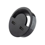 60mm Desktop-Kabeldurchlass USB-Kabel-Organizer Runde Kabelführung, 60mm