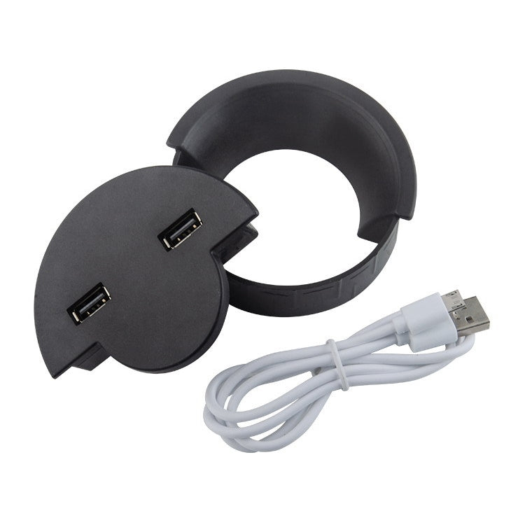 60mm Desktop-Kabeldurchlass USB-Kabel-Organizer Runde Kabelführung, 60mm