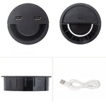 60mm Desktop-Kabeldurchlass USB-Kabel-Organizer Runde Kabelführung, 60mm