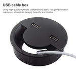 60mm Desktop-Kabeldurchlass USB-Kabel-Organizer Runde Kabelführung, 60mm
