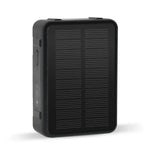 RF-V34 Tierortungssystem für Schafe, Kühe und Rinder (IP67 wasserdicht, Solarbetrieben, GSM, GPS, WLAN) ohne feste Bodenplatte, unterstützt Sprachüberwachung, Diebstahlsicherung und SOS-Funktion, GPS-WLAN-Ortung