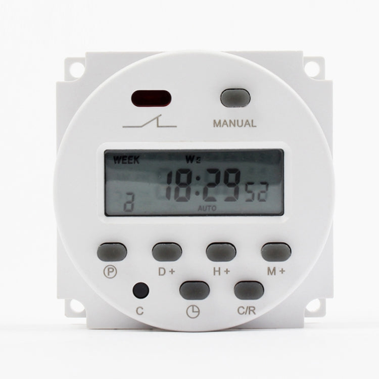 CN101A DC12V Mikrocomputer Zeitschalter Digital LCD Strom-Timer, DC12V