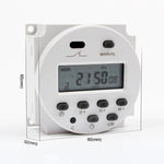 CN101A DC12V Mikrocomputer Zeitschalter Digital LCD Strom-Timer, DC12V