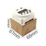 CN101A DC12V Mikrocomputer Zeitschalter Digital LCD Strom-Timer, DC12V