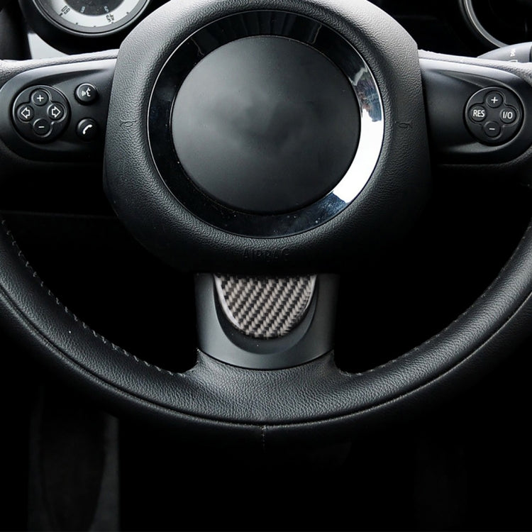 Car Steering Wheel Carbon Fiber Decorative Sticker for BMW Mini R53 / R55 / R57 / R58 / R59 / R60 / R50 / R52 / F55 / F56, For BMW Mini R53