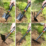 Gartengerät 3-Zinken Grasrechen, 3-Zinken Grasrechen