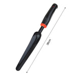 Gardening Tool Round Shaped Weed Puller with Black Rubber Handle, Round Shaped Weed Puller