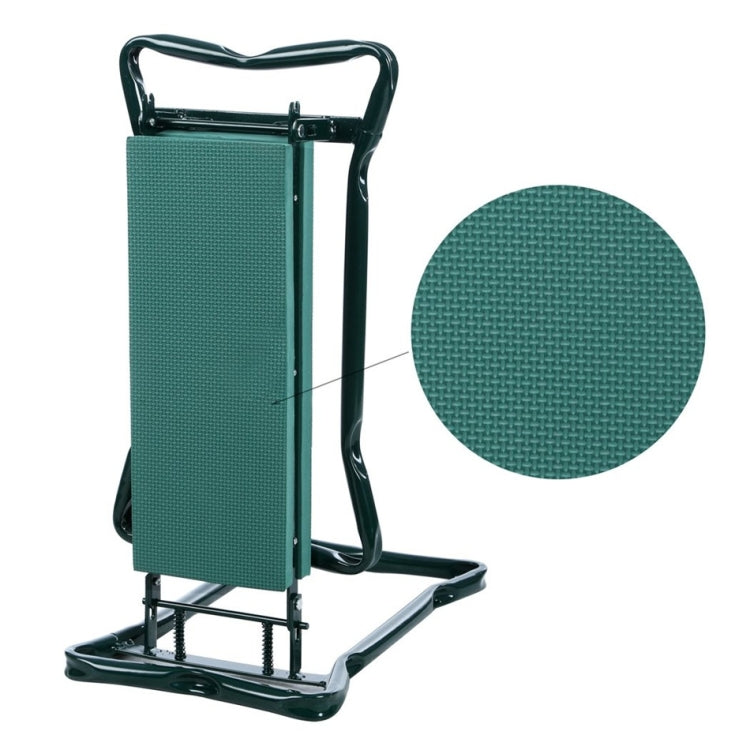 Klapphocker aus Edelstahl mit Knieschützern, Hocker