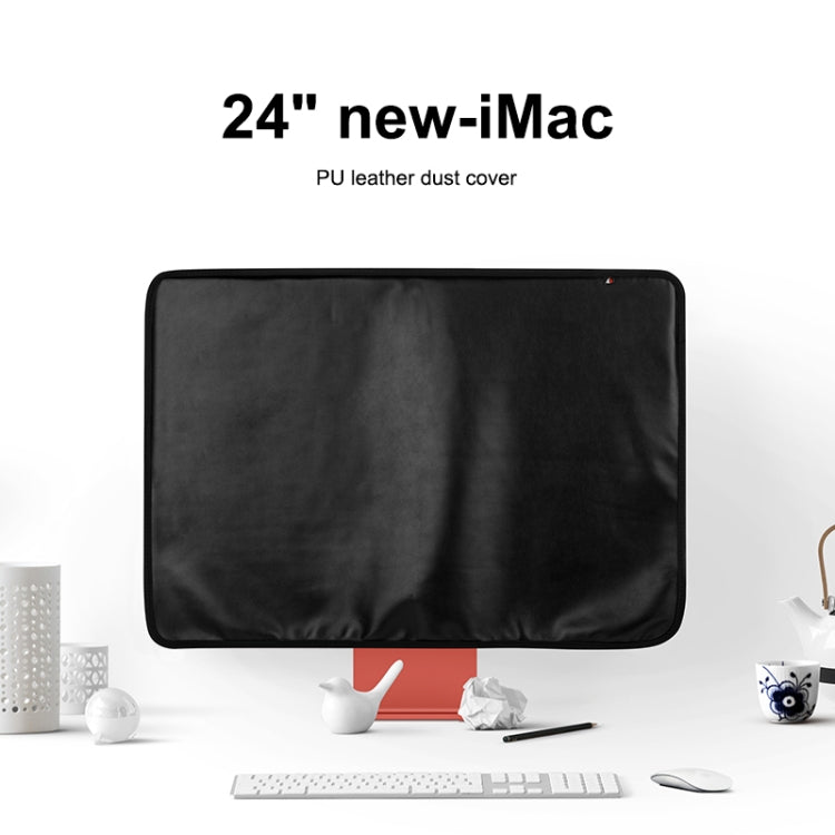Für 24 Zoll Apple iMac Tragbarer Staubschutz Desktop Apple Computer LCD Monitor Abdeckung mit Aufbewahrungstasche, 24 Zoll (Schwarz), 24 Zoll (Grau), 24 Zoll (Blau), 24 Zoll (Lila), 24 Zoll (Rot)