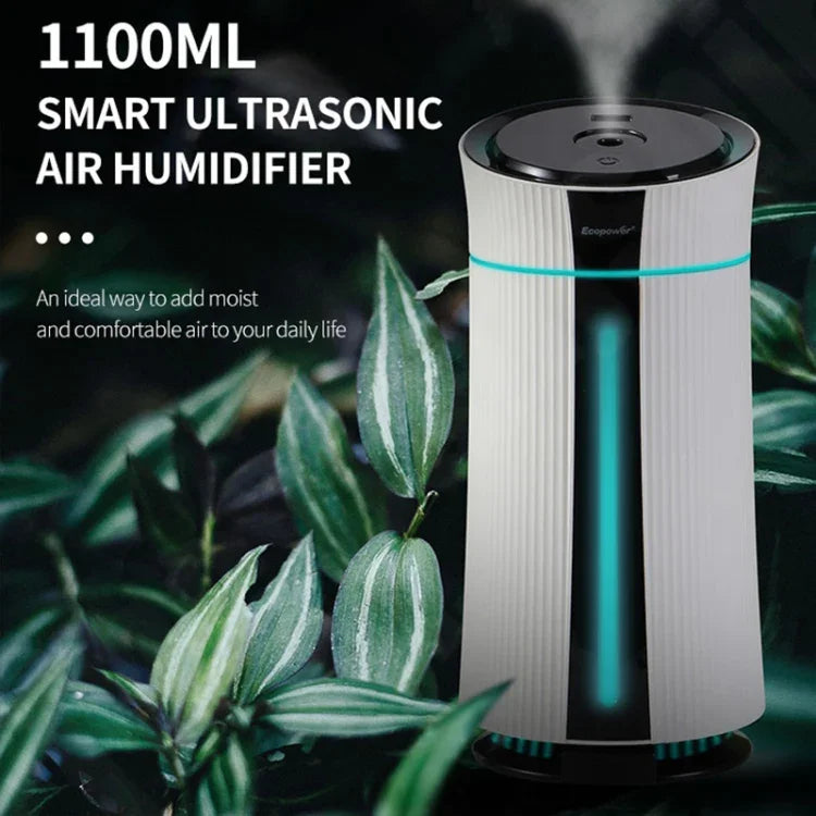 A8 Luftbefeuchter für den Innenbereich mit farbiger Atmosphärenbeleuchtung, A8