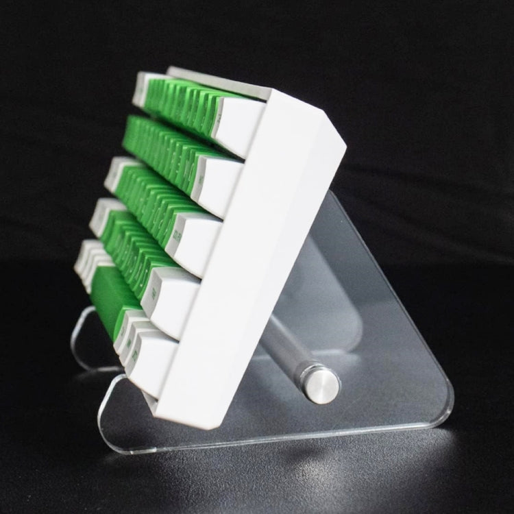 YX003-1 Einlagiger, transparenter Tastaturständer aus Acryl, abnehmbar, YX003-1