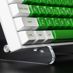 YX003-1 Einlagiger, transparenter Tastaturständer aus Acryl, abnehmbar, YX003-1