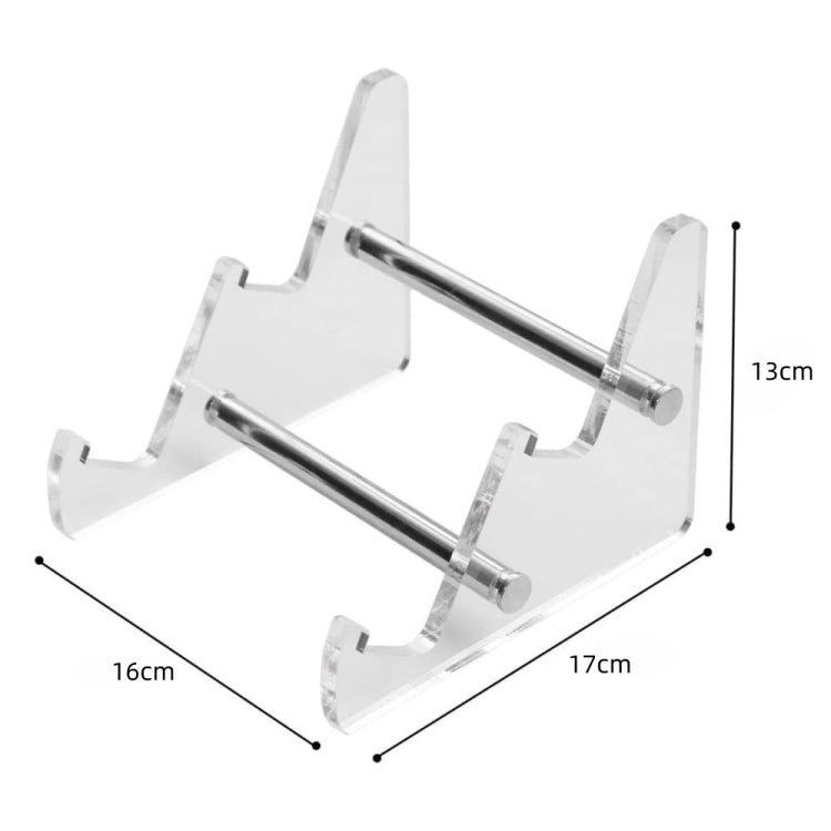 YX003-2 Doppelschichtiger transparenter Acryl-Tastaturständer, abnehmbar, YX003-2