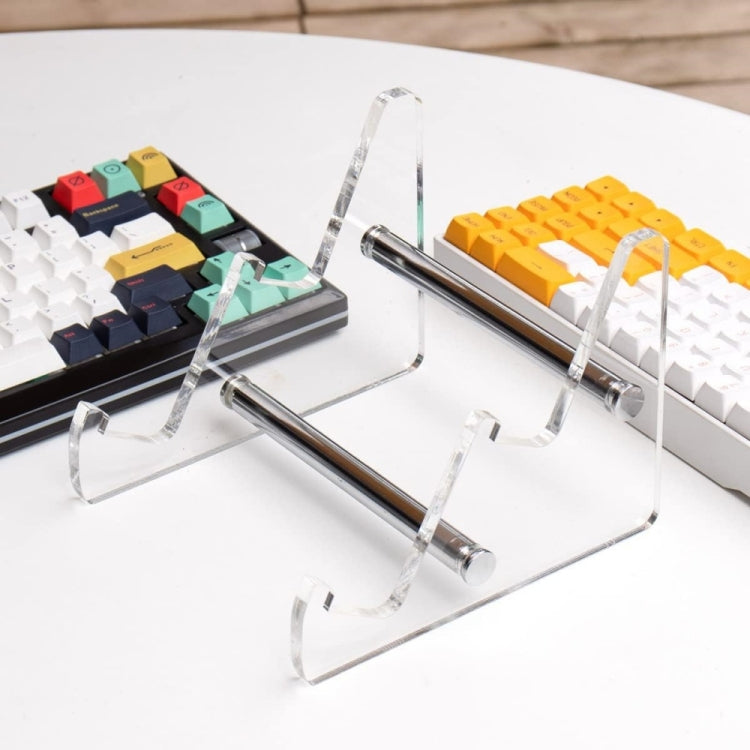 YX003-2 Doppelschichtiger transparenter Acryl-Tastaturständer, abnehmbar, YX003-2