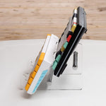 YX003-2 Doppelschichtiger transparenter Acryl-Tastaturständer, abnehmbar, YX003-2