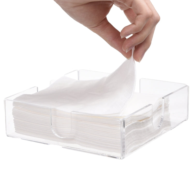YX011 Transparenter Serviettenständer aus Acryl, YX011