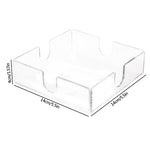 YX011 Transparenter Serviettenständer aus Acryl, YX011