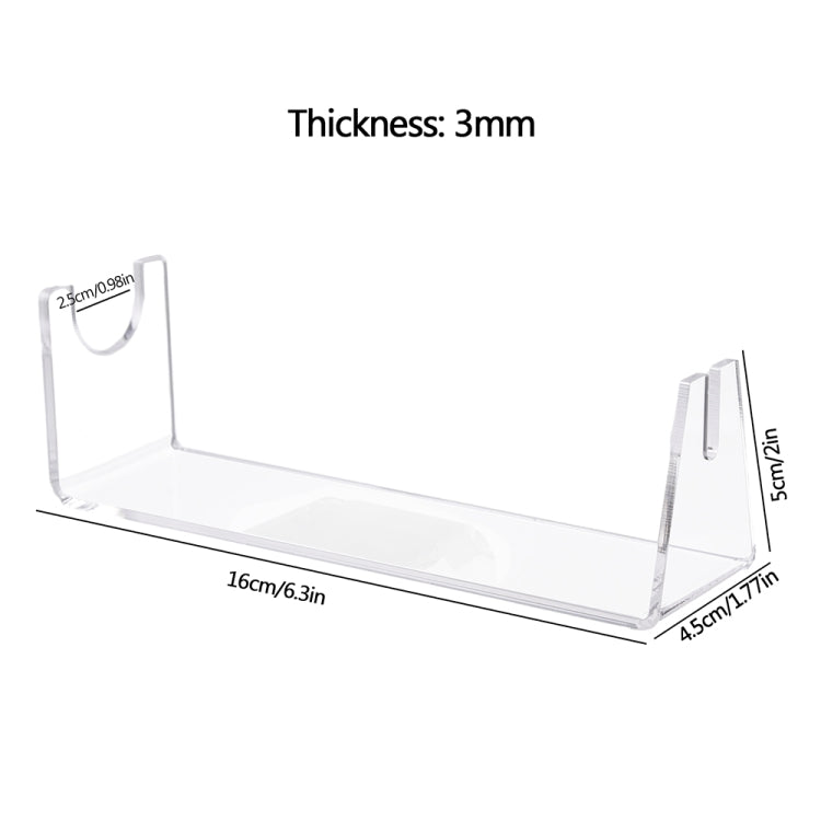 YX021-2 Acryl Schweizer Taschenmesser Display Messerhalter, Größe: 16x4.5x5cm, YX021-2